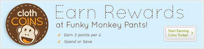 Cloth Coins - Earn Rewards at Funky Monkey Pants!